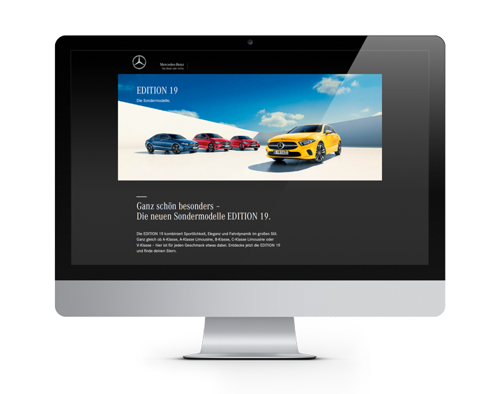 Website Mercedes-Benz Edition 19