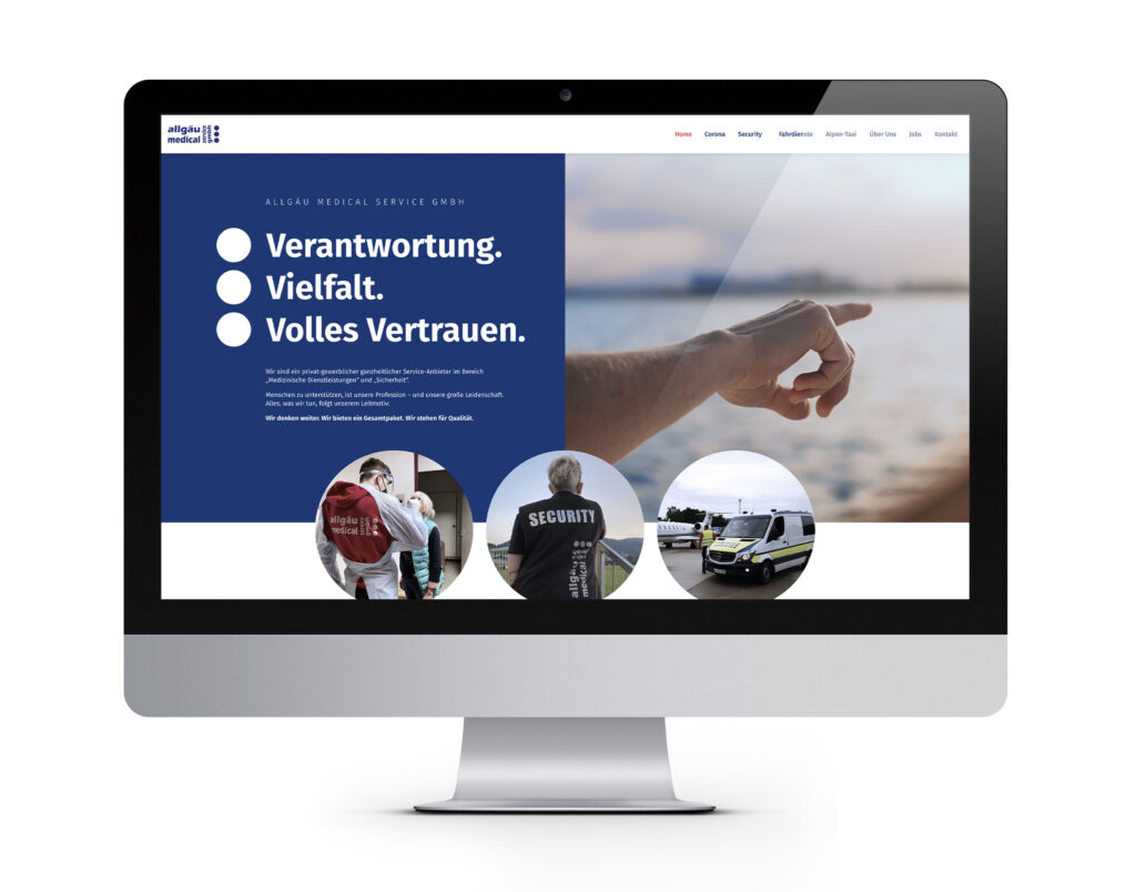 Website Allgäu Medical